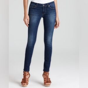 PAIGE Womens Size 28 Skyline Skinny Jeans Blue Stretch $179